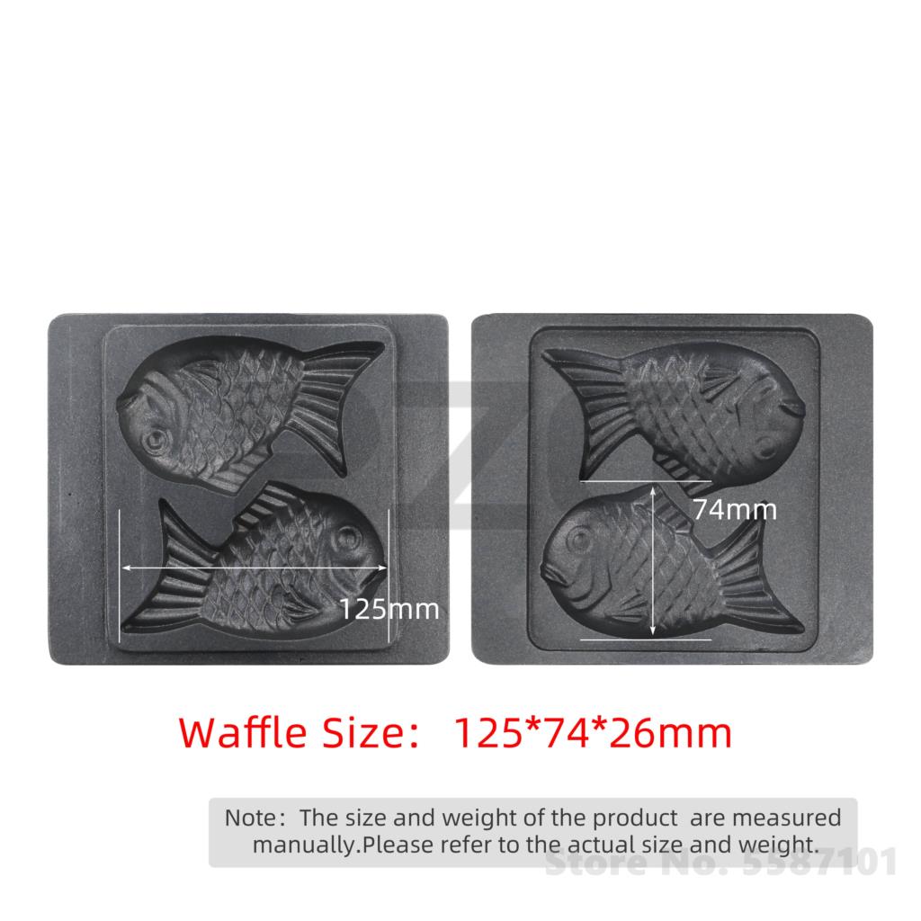 Stainless Steel Gas Taiyaki Ma - Mini Waffle Maker Machine 评论和价格