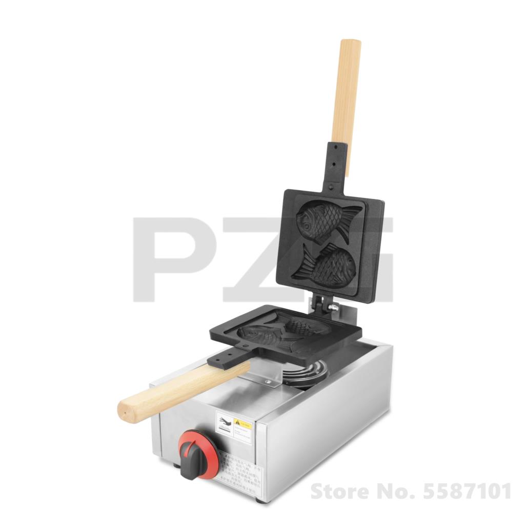 Stainless Steel Gas Taiyaki Ma - Mini Waffle Maker Machine 评论和价格
